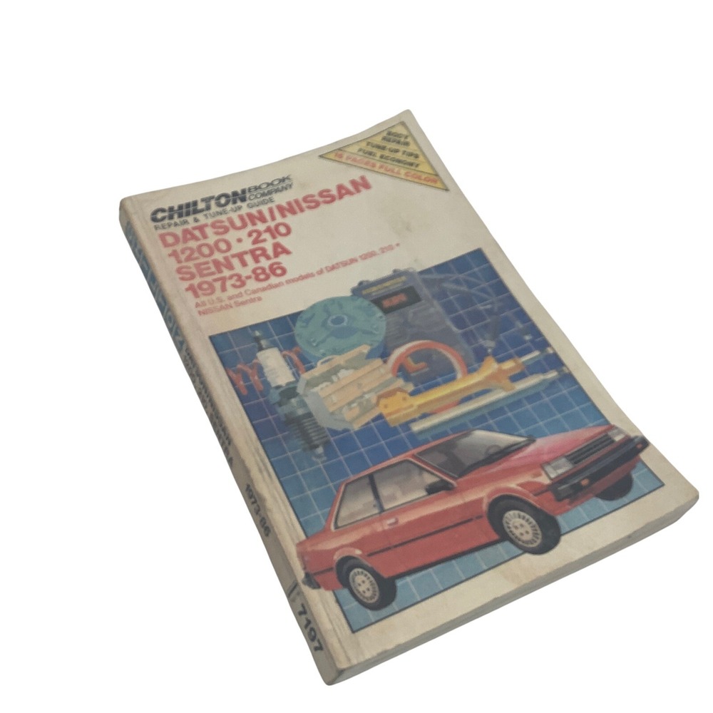 1973-86 Datsun/Nissan 1200 210 Sentra Repair Manual Chilton #7197 Book Vintage